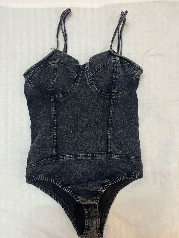 Denim Bodysuit