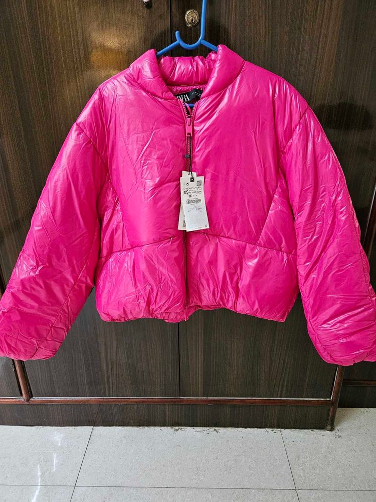 zara puffer jacket