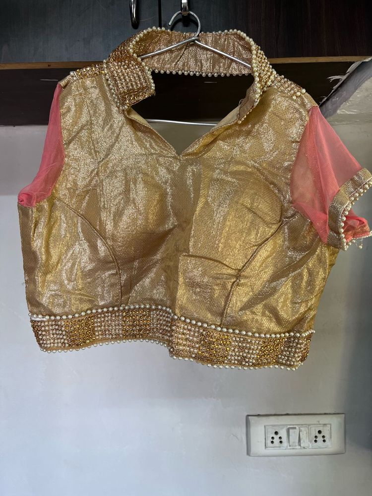 Golden Embellished Blouse
