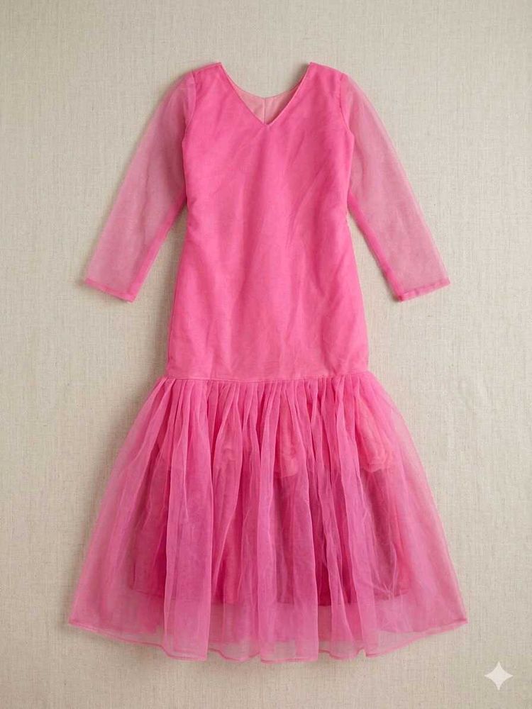Beautiful Pink Tulle Gown