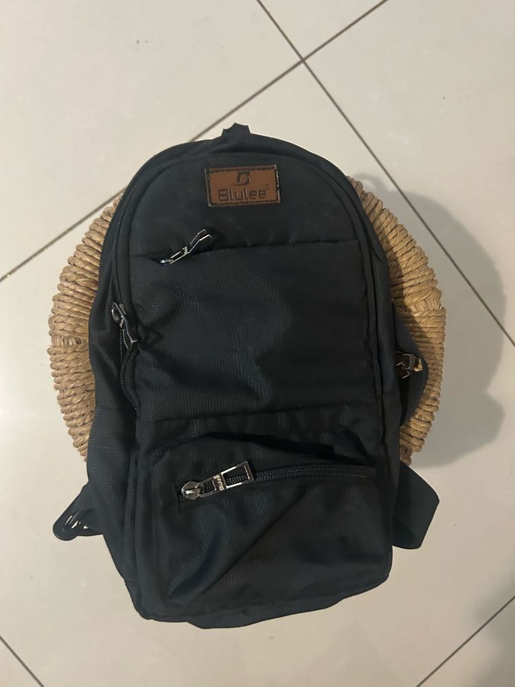 Blulee Black Sling bag for men