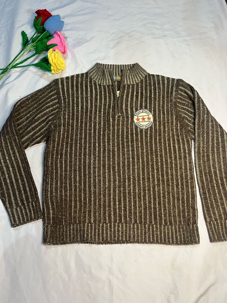 Striped Knit Sweater