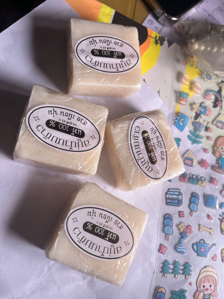 imported rice &amp; milk soap