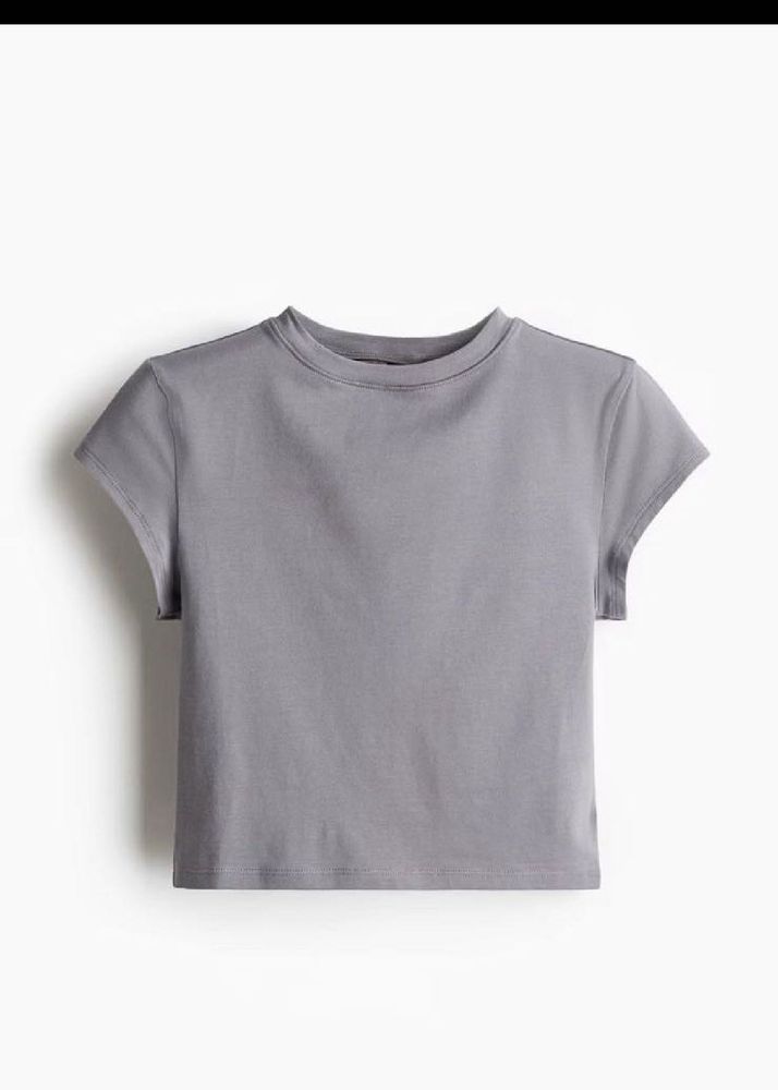 H&amp;M Grey Basic T-Shirt