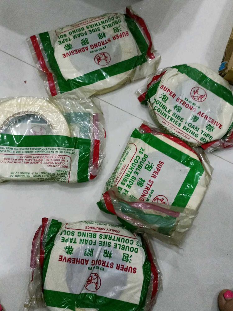 Double Sided Tape - 4 Numbers