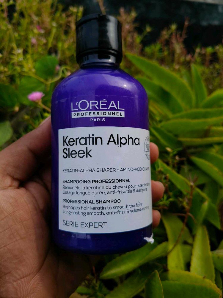 L'Oreal Keratin Alpha Sleek Shampoo