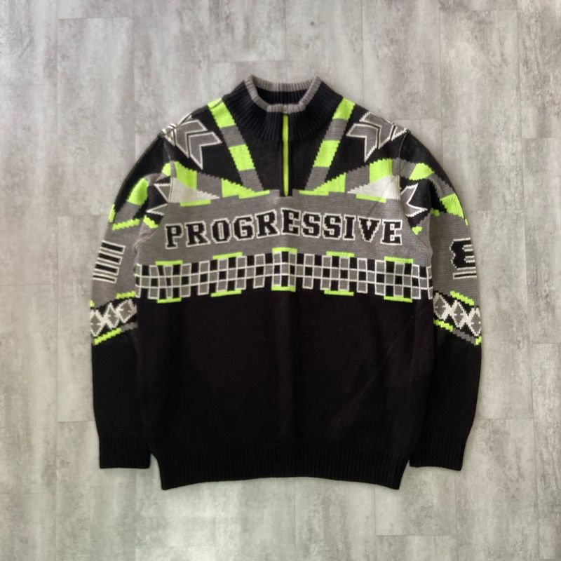EXR Progressive Quarter Zip Knit Sweater