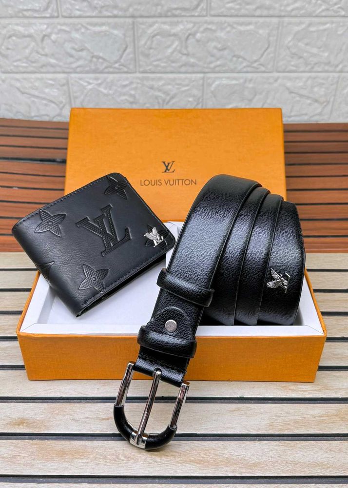louis vuitton  Belt &amp; Wallet Set