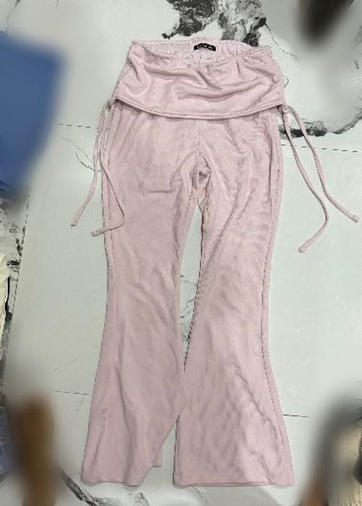 Pink Flared Lounge Pants