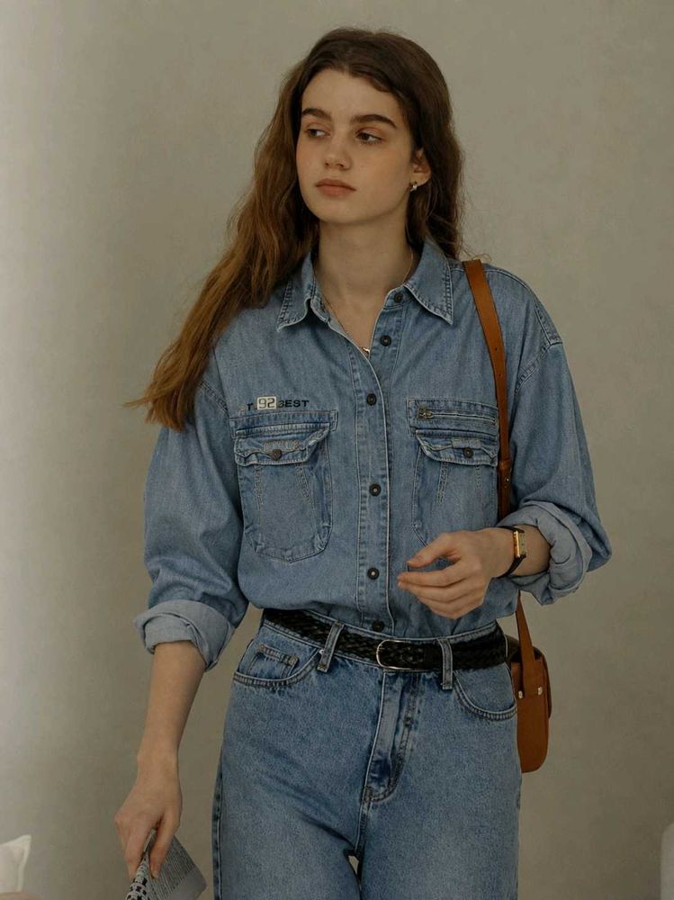 Light Wash Denim Shirt