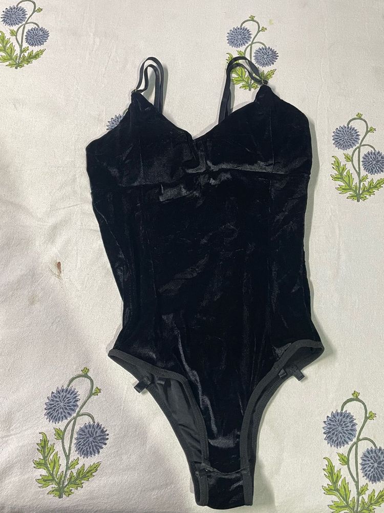 Velvet Camisole Bodysuit
