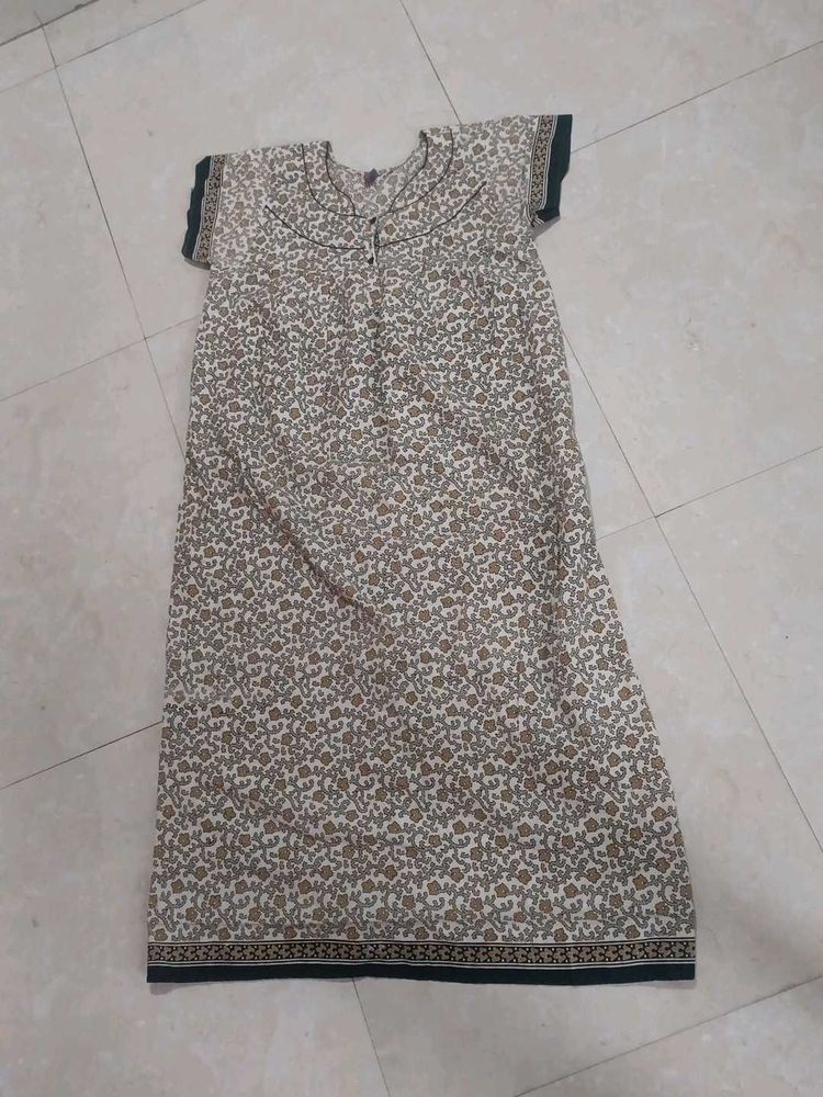 Comfortable Printed Nightgown