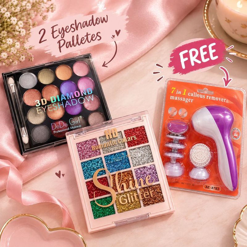 DoDo Girl 3D Diamond Eyeshadow Palette