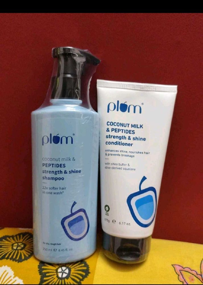 Plum Coconut Milk Shampoo &amp; Conditioner Set
