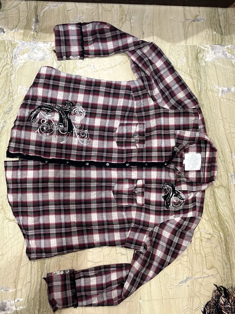 Men's Plaid Long Sleeve Shirt