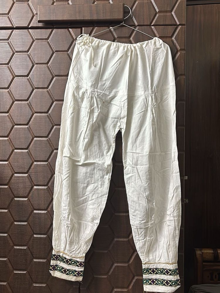 Boho White Pants