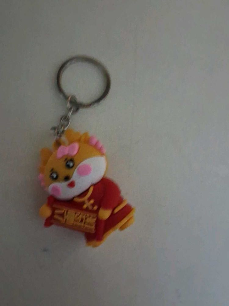 Cute Hamster Keychain