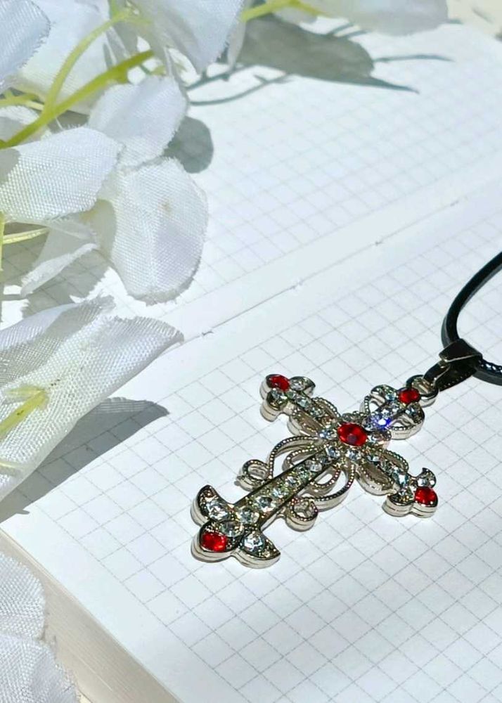 Gothic Cross Pendant Necklace