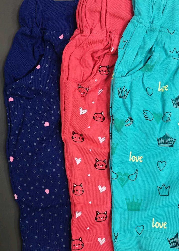 Cute Girls' Pajama Set (3-Pack)