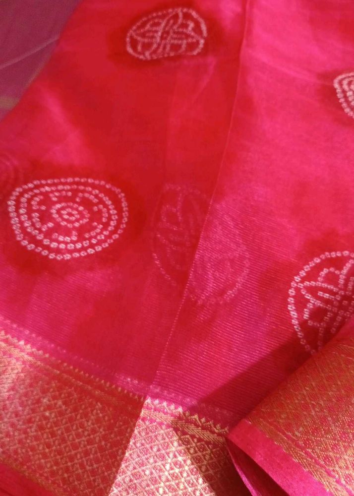 pink saree