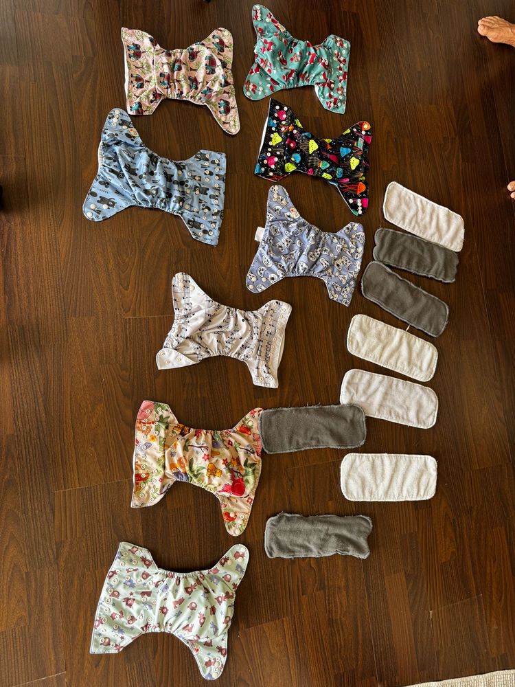 Assorted Reusable Cloth Diapers