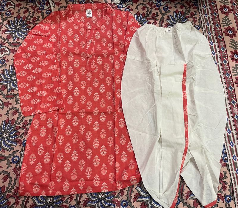 The Mom Store Dhoti Kurta Set