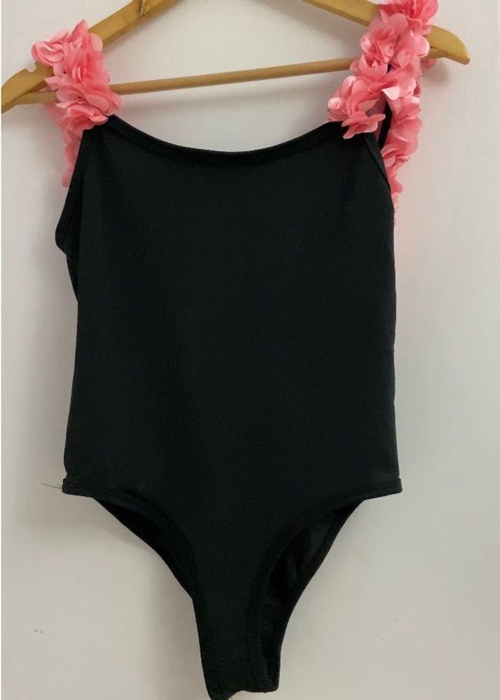 Chic Black One-Piece Swimsuit
