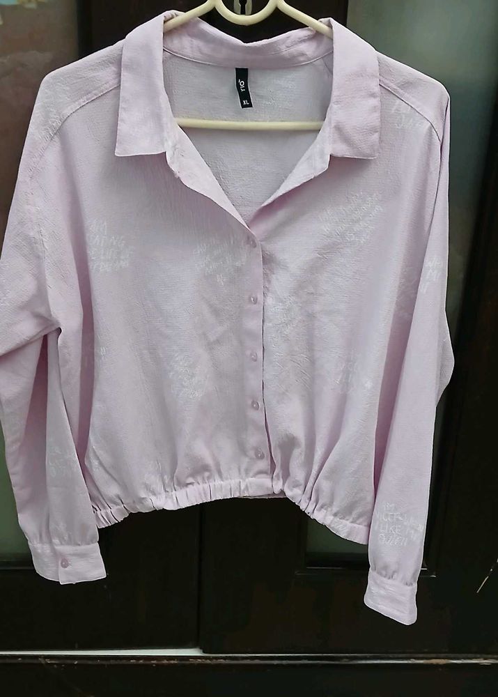 Light Pink Button-Up Shirt - New