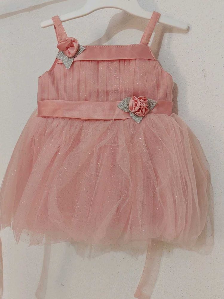 Adorable Pink Tulle Party Dress
