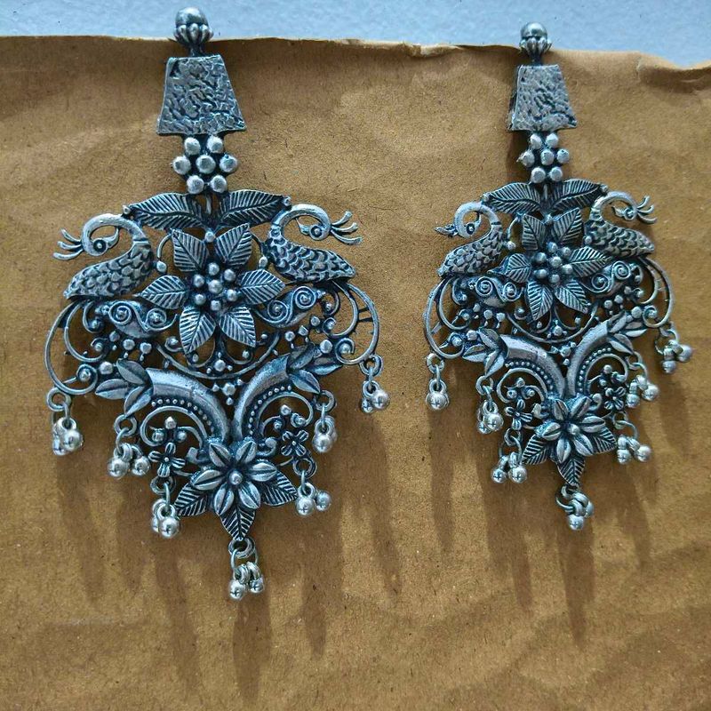 Peacock Design Earrings