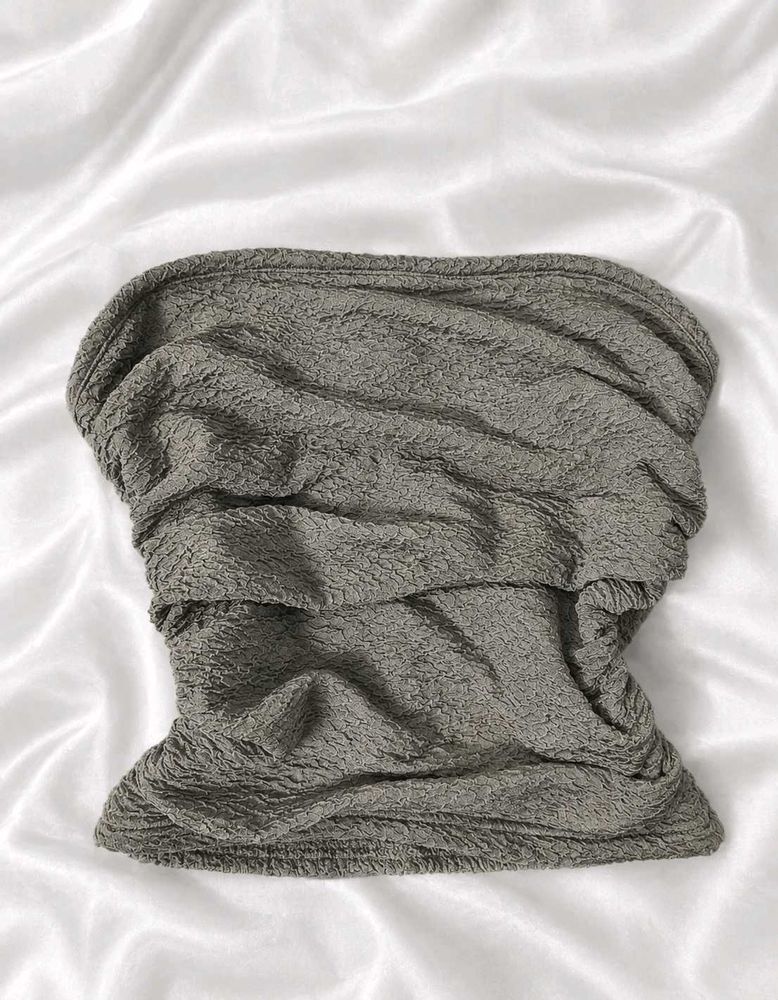 y2k Grey Tube Top