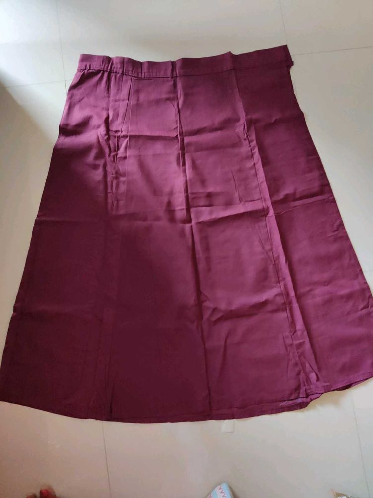 Solid Color Petticoat for Sarees