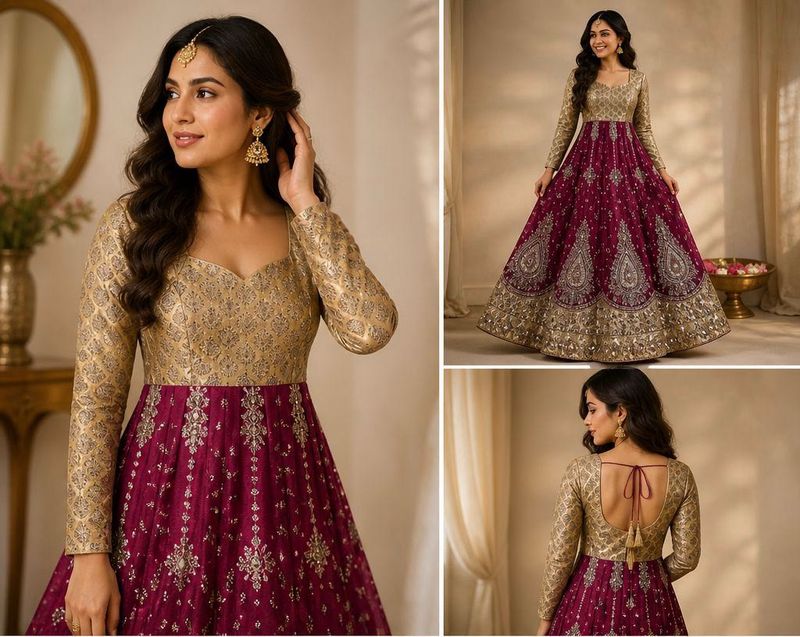 Elegant Anarkali Gown