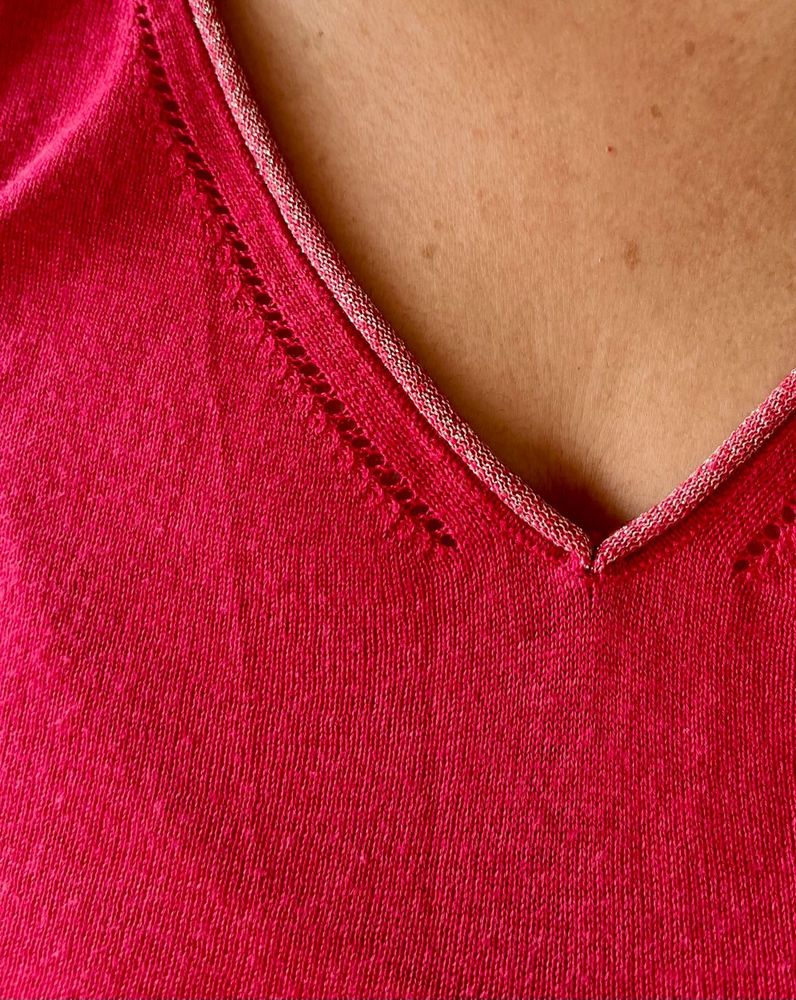 Redish Pink Premium knitted Top