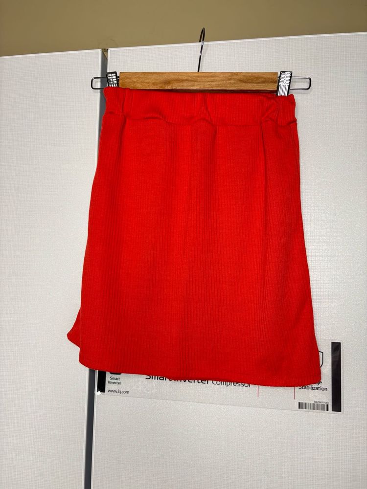 Red Mini Skirt