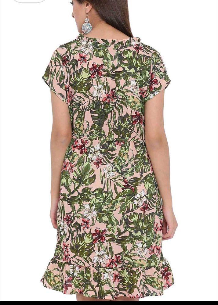 Floral Print Tunic Top