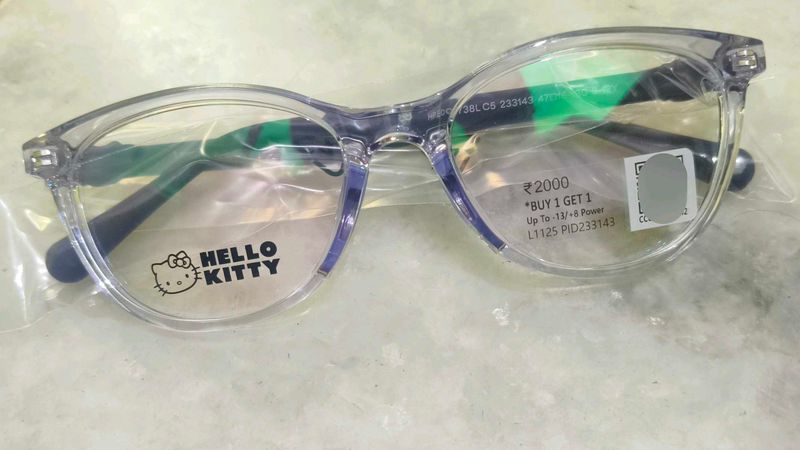 Hello Kitty Clear Frame Glasses