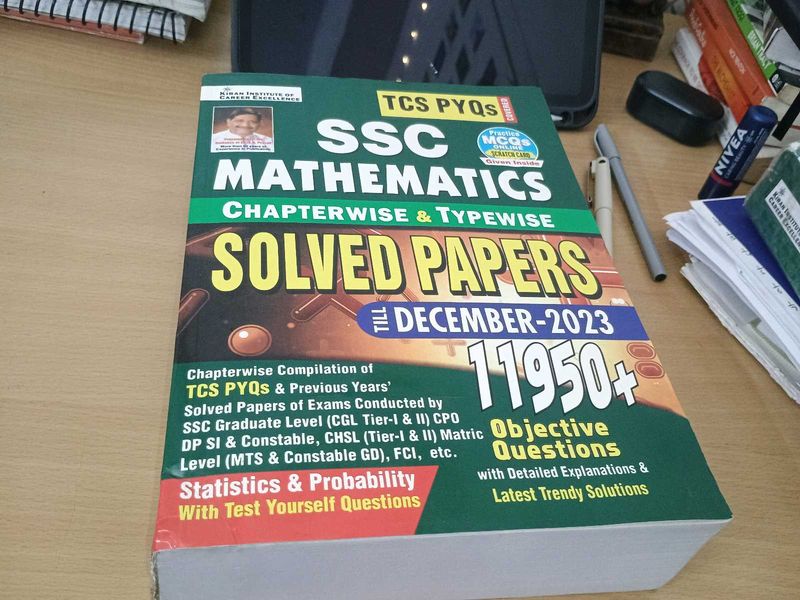 SSC Mathematics Solved Papers December 2023