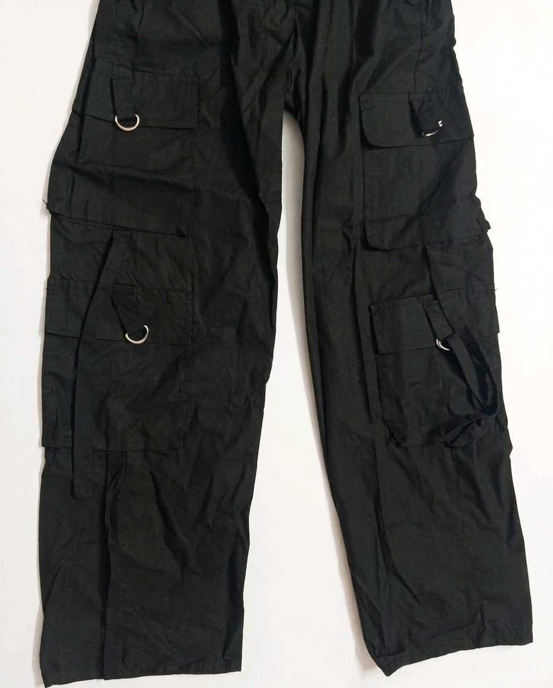 Black baggy Cargo Pants