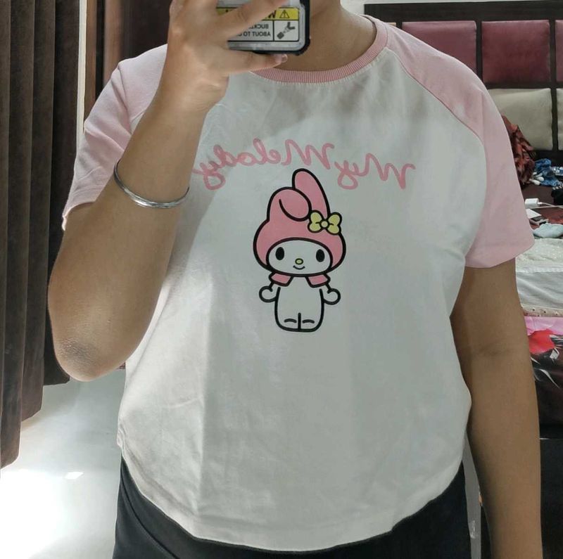 Cute My Melody Graphic T-Shirt
