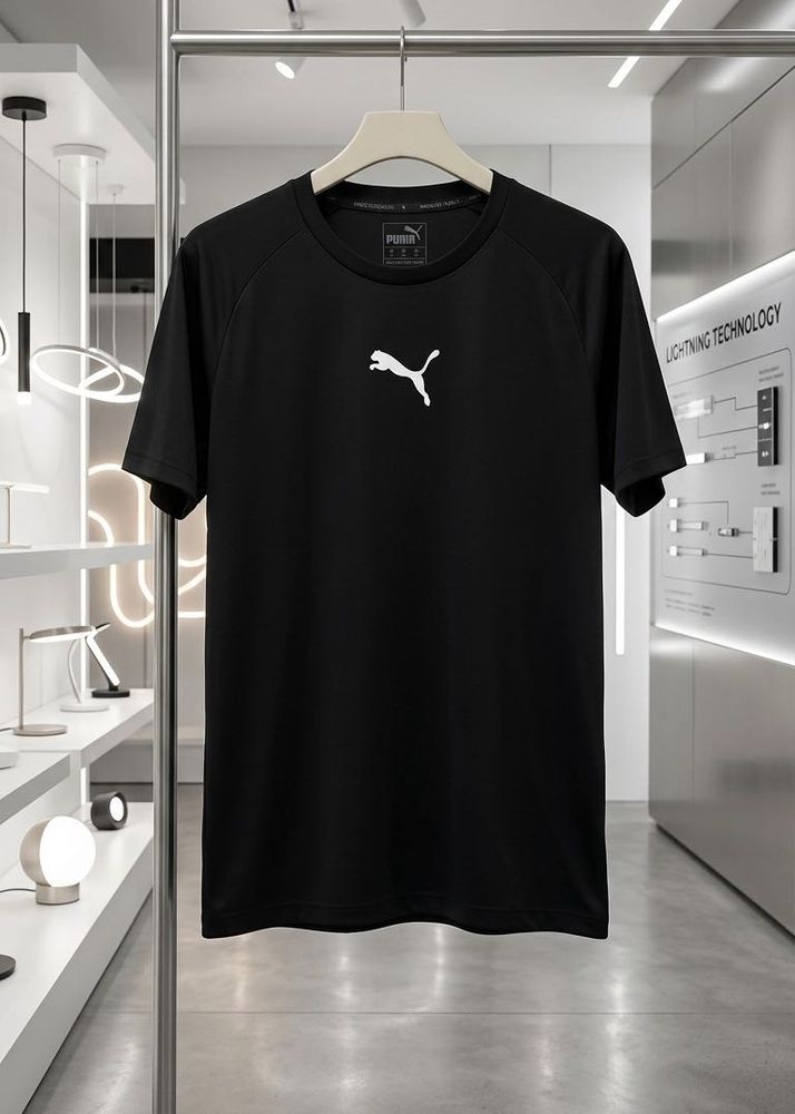 women's orginal Puma Black Logo T-Shirt
