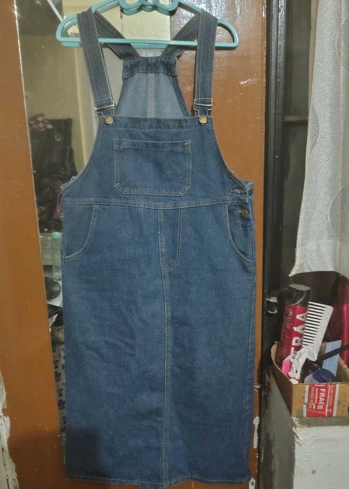 Denim Overall Dress