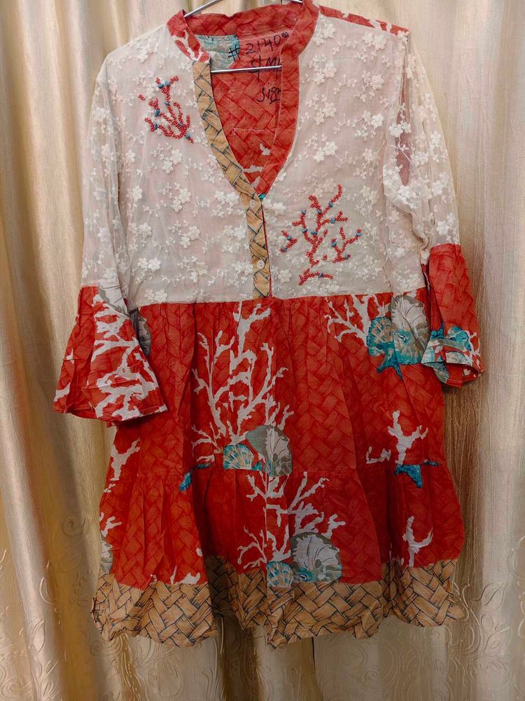 Floral Print Kurta