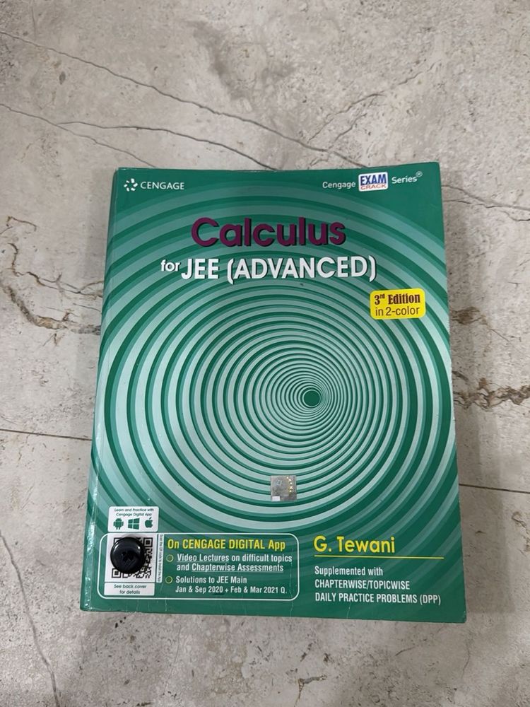 Calculus for JEE (Advanced) by G. Tewani