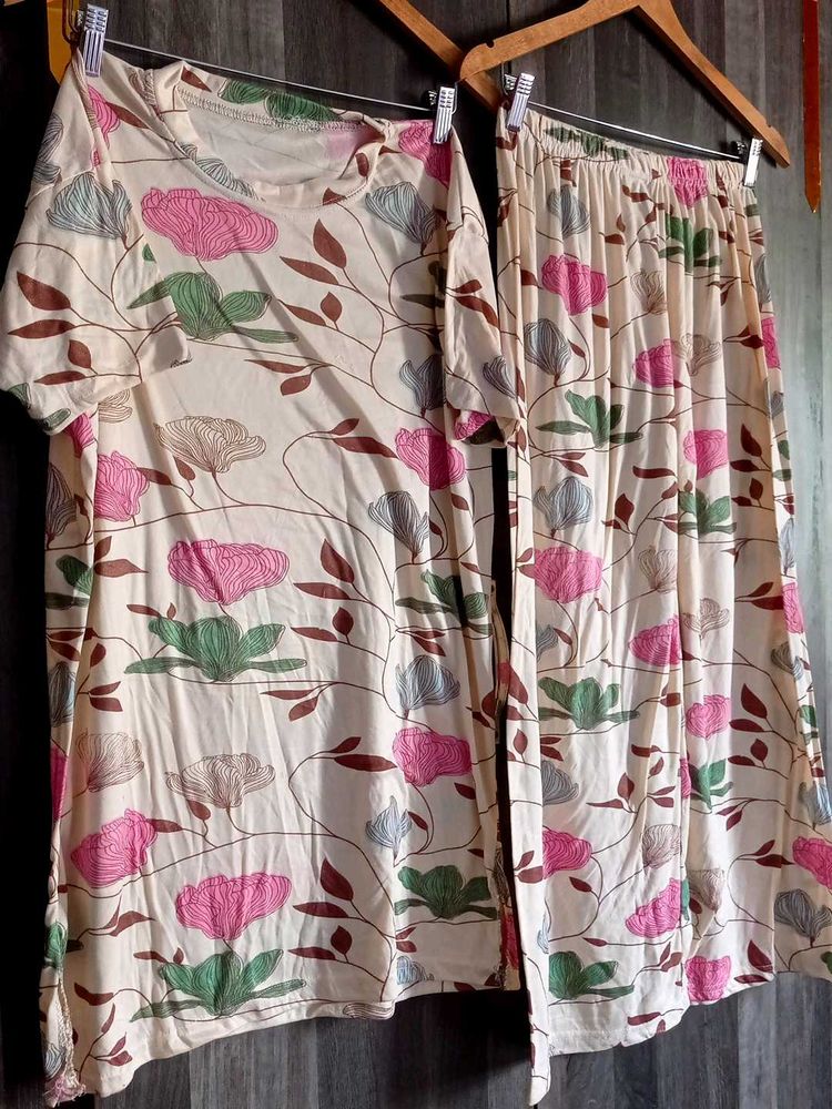 Floral Print co-ords set or night suit