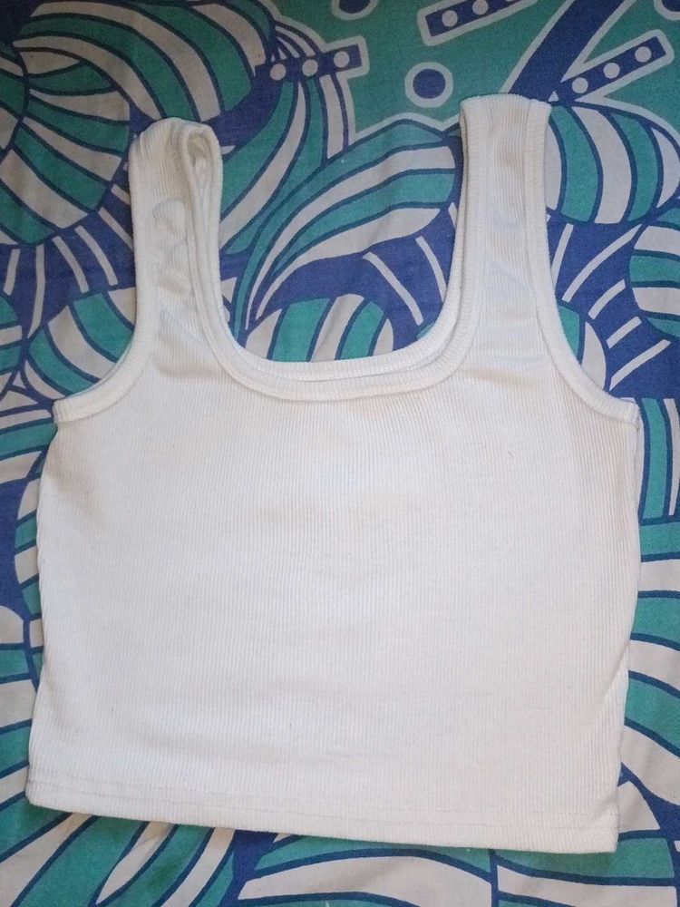 white tanktop