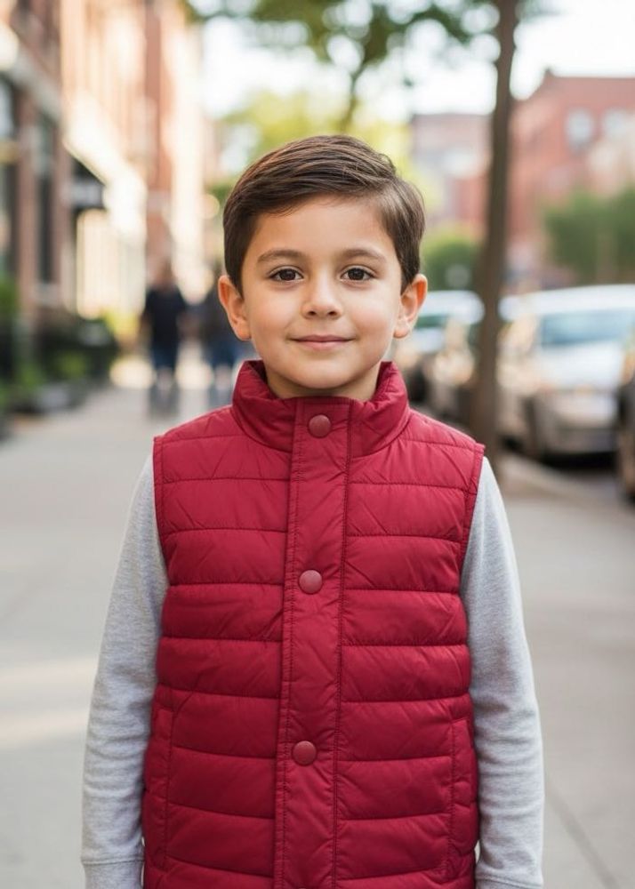 Red Padded Vest