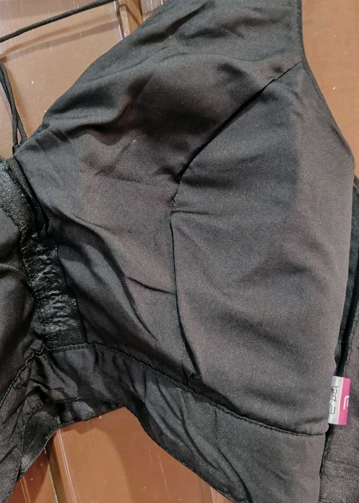 Black Halter Blouse