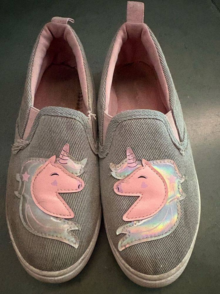 Cute Unicorn Slip-On Shoes