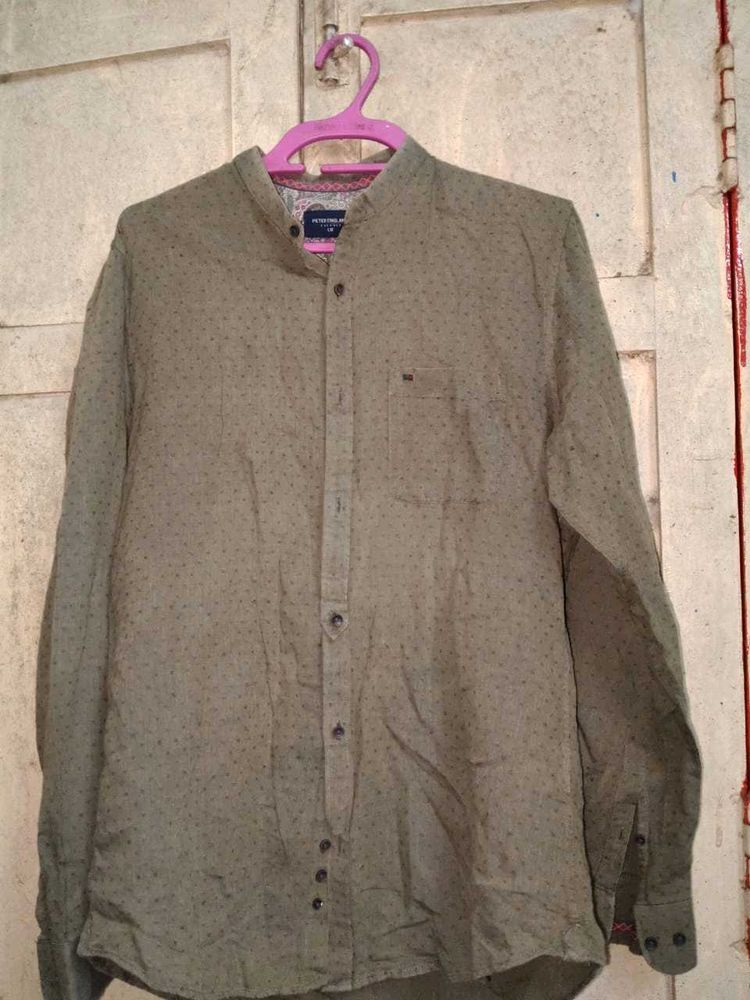 Men's Casual Printed Full Sleeve Shirt